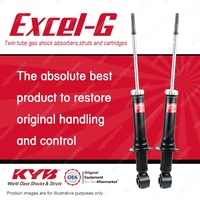 2x Rear KYB Excel-G Shock Absorbers for Toyota Prius NHW11R 1.5 FWD Hatchback