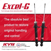 2x Rear KYB Excel-G Shock Absorbers for Honda Legend KA9 3.5 FWD Sedan