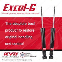 2x Rear KYB Excel-G Shock Absorbers for Honda Civic FK5 1.8 FWD Hatchback