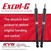 2x Rear KYB Excel-G Shock Absorbers for Chevrolet Bel Air 4.3 RWD All Styles