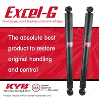 2x Rear KYB Excel-G Shock Absorbers for Daihatsu Sirion M301 1.3 FWD Hatchback