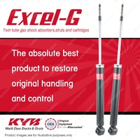 2x Rear KYB Excel-G Shock Absorbers for Daewoo Kalos T200 1.5 FWD All Styles
