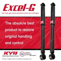 2x Rear KYB Excel-G Shock Absorbers for Renault Fluence X38 2 FWD Sedan