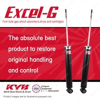 2x Rear KYB Excel-G Shock Absorbers for Honda Jazz GK5 VTi VTi-L & VTi-S