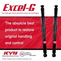 2x Rear KYB Excel-G Shock Absorbers for Renault Captur X87 Wagon FWD