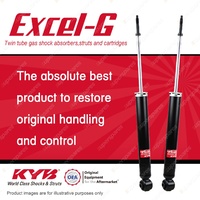 2x Rear KYB Excel-G Shock Absorbers for Nissan Micra K13 1.2 1.5 FWD