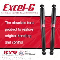 2x Rear KYB Excel-G Shock Absorbers for Nissan Navara D22 2.5 RWD 2005-2015