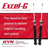 2x Rear KYB Excel-G Shock Absorbers for Skoda Yeti 5L 103 TDI 112 TSI