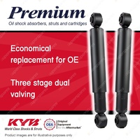 2x Rear KYB Premium Shock Absorbers for Mitsubishi Starwagon WA Rear Coil