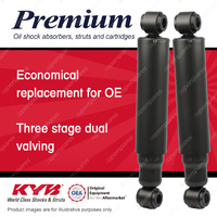 2x Front KYB Premium Shock Absorbers for Toyota Coaster Dyna RU10 RU12 RU15