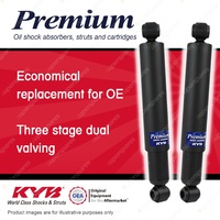 2x Rear KYB Premium Shock Absorbers for Toyota Coaster Dyna All Styles