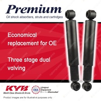 2x Rear KYB Premium Shock Absorbers for Isuzu NKR NLR NLS NMR NNR NPR NQR