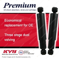 2x Rear KYB Premium Shock Absorbers for Mitsubishi Fuso Canter OE MB161539