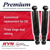 2x Rear KYB Premium Shock Absorbers for Toyota Dyna Hiace LH80R YH80R YH81R