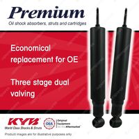 2x Front KYB Premium Shock Absorbers for Mitsubishi Fuso Fighter OE MC093586