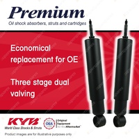 2x Front KYB Premium Shock Absorbers for Mitsubishi Fuso Fighter 1989-1991