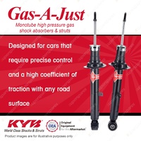 2x Front KYB Gas-A-Just Shock Absorbers for Lexus GS300 GRS190 3 RWD Sedan