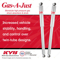 2x Rear KYB Gas-A-Just Shock Absorbers for Ford F250 RN 5.4 RWD All Styles