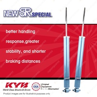 2x Rear KYB New SR Special Shock Absorbers for Mazda Mazda 3 BK FWD All Styles