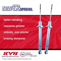 2x Rear KYB New SR Special Shocks for Nissan Skyline R33 Lower Eyering Mount