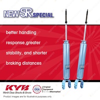2 Rear KYB New SR Special Shock Absorbers for Nissan Skyline R33 U-Bracket Mount