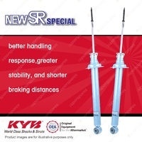 2x Rear KYB New SR Special Shock Absorbers for Nissan Skyline R34 Eyering Mount