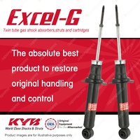 2x Rear KYB Excel-G Shock Absorbers for Nissan Navara D23 Hi-Rider Susp 15-ON