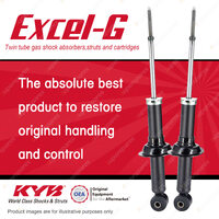 2x Rear KYB Excel-G Shock Absorbers for Peugeot 4008 4B11 AWD FWD SUV 12-14