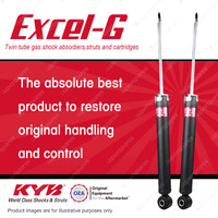 2x Rear KYB Excel-G Shock Absorbers for Volkswagen Beetle 1L FWD Hatchback