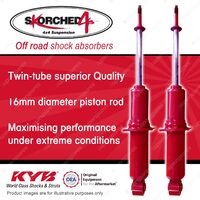 2x Front KYB SKORCHED 4'S Strut Shock Absorbers for Ford Everest UA SUV 15-on