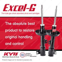 2x Front KYB Excel-G Shock Absorbers for Opel Vectra JR 2.0L Wagon 1997-1998