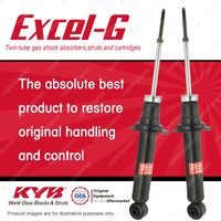 2x Front KYB Excel-G Shock Absorbers for Audi TT FV 2.0L Coupe 02/2015-On