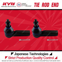 2x KYB Front Tie Rod Ends for Toyota RAV 4 SXA10R SXA11R SXA10C 2.0L 1994-2000