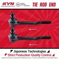 2x KYB Front Inner Tie Rod Ends for Toyota Hilux LN103R LN107R 1995-1998