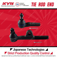 KYB Front Tie Rod Ends for Toyota Landcruiser HDJ80R HZJ80R 4.2 Starlet EP91 1.3