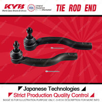 2x KYB Front Tie Rod Ends for Toyota RAV 4 ACA33 ACA38 GSA33 ALA49 ASA44 ZSA42