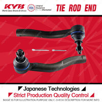 2x KYB Front Tie Rod Ends for Toyota Echo NCP10R NCP12R NCP13R 1.3L 1.5L 99-05