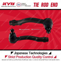 2 Pcs KYB Front Tie Rod Ends for Hyundai Tucson JM City 2.0L 2.7L SUV 2004-2010