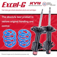 Front KYB EXCEL-G Shock Absorbers + Sport Low Coil Springs for NISSAN Silvia S13