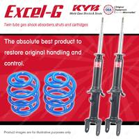 Front KYB EXCEL-G Shock Absorbers + Super Low Coil Springs for FORD Falcon AU