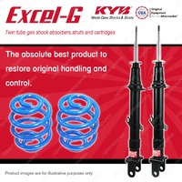 Front KYB EXCEL-G Shocks Sport Low Coil Springs for FORD Territory SY SY II