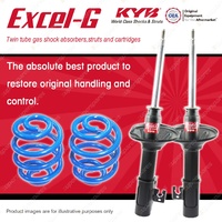 Front KYB EXCEL-G Shock Absorbers + Sport Low Coil Springs for FORD Laser KC KE