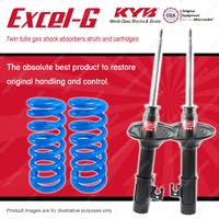 Front KYB EXCEL-G Shock Absorbers + Standard Coil Springs for FORD Laser KC KE