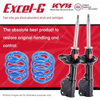 Front KYB EXCEL-G Shocks Sport Low Coil Springs for MITSUBISHI Lancer CC FWD