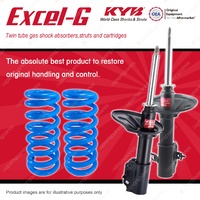 Front KYB EXCEL-G Shock Absorbers + Standard Coil Springs for EUNOS 30X EC10