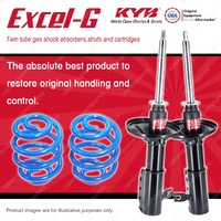 Front KYB EXCEL-G Shock Absorbers Sport Low Coil Springs for MAZDA 323 BA