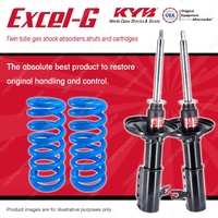 Front KYB EXCEL-G Shock Absorbers + STD Coil Springs for MAZDA 323 BA 333179