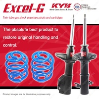 Front KYB EXCEL-G Shock Absorbers + Super Low Coil Springs for MAZDA 323 BA FWD