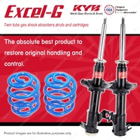 Front KYB EXCEL-G Shock Absorbers + Sport Low Coil for NISSAN Pulsar N15