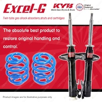 Front KYB EXCEL-G Shocks Sport Low Coil Springs for TOYOTA Starlet EP91R